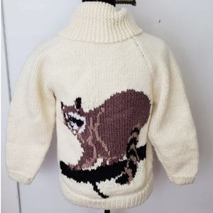 Vintage Mary Maxim Cowichan Knit Sweater 50's-60's